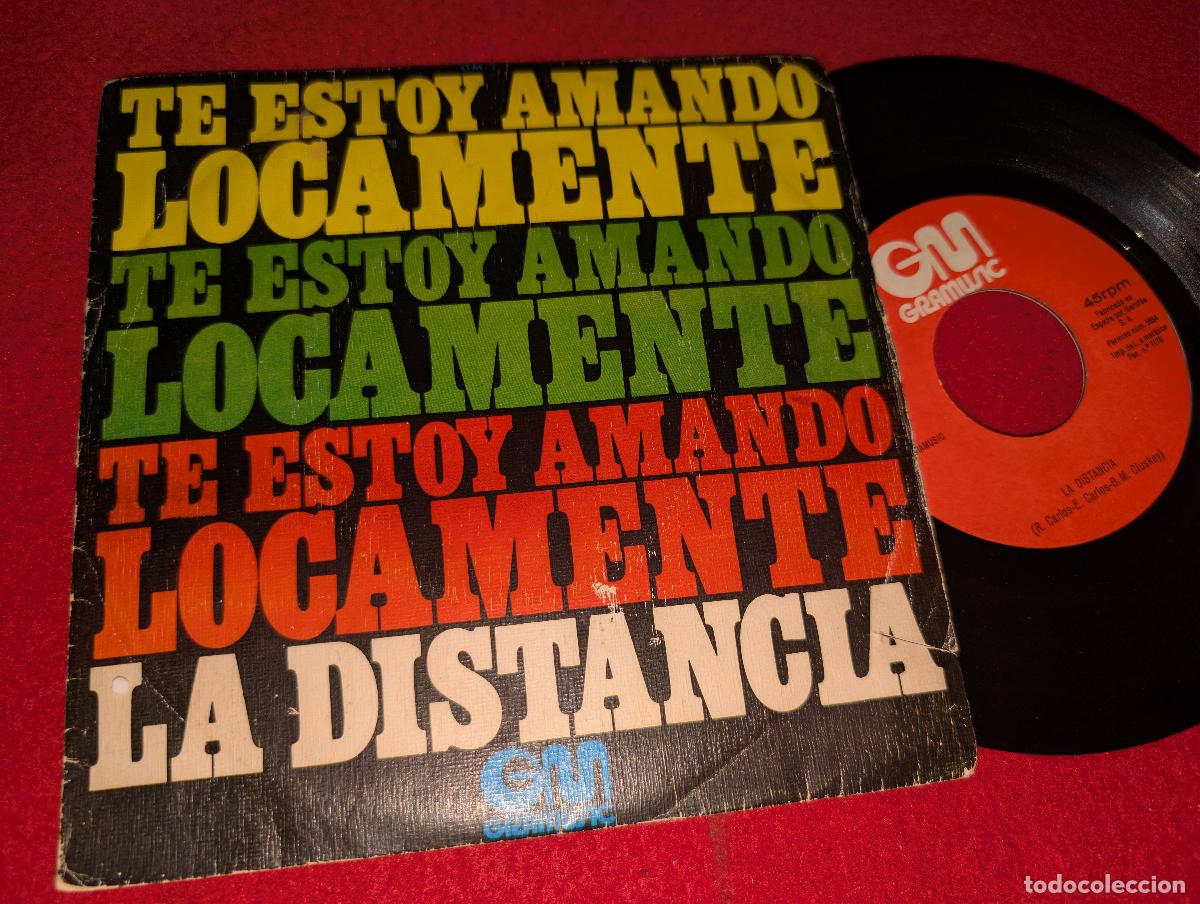 Discos de vinilo: GRUPO ESTUDIO La distancia/Te estoy amando locamente 7'' SINGLE 1974 Gramusic SPAIN