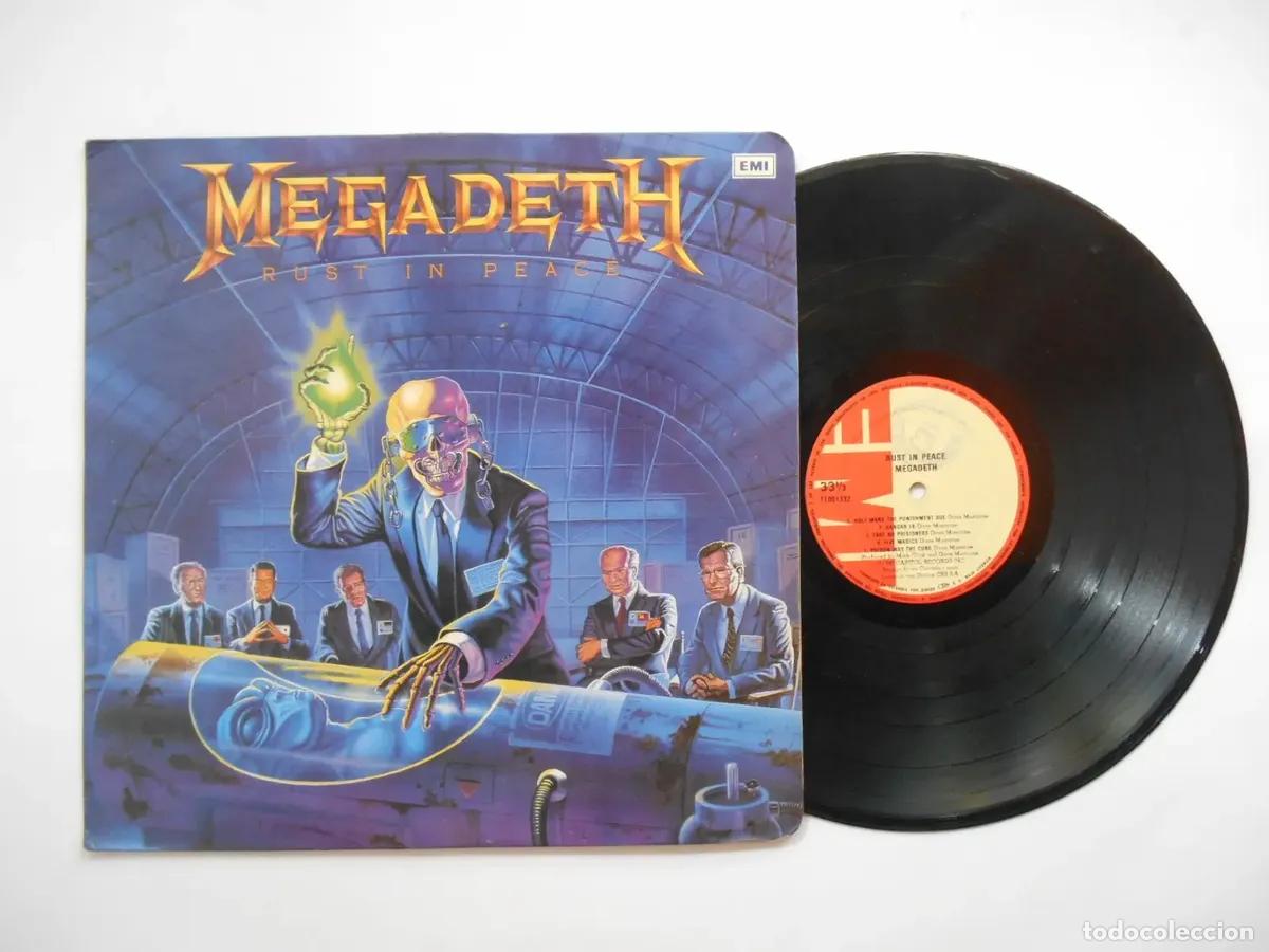 Discos de vinilo: Megadeth Rust in Peace Disco Lp