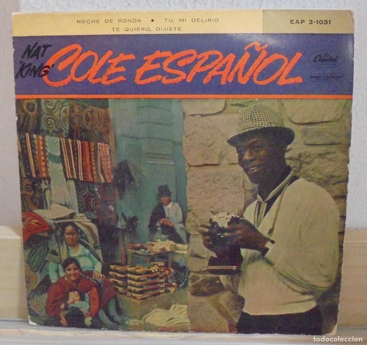 Discos de vinilo: Nat 'King' Cole. Cole espa&ntilde;ol. Capitol 1958 -- Single