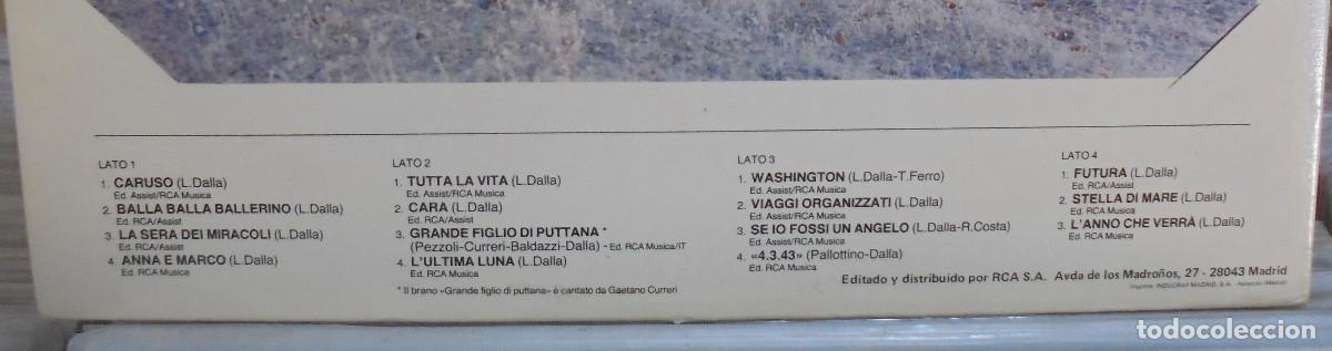 Discos de vinilo: Lucio Dalla. Dallamericaruso. RCA 1987 -- 2 LP s - Foto 2