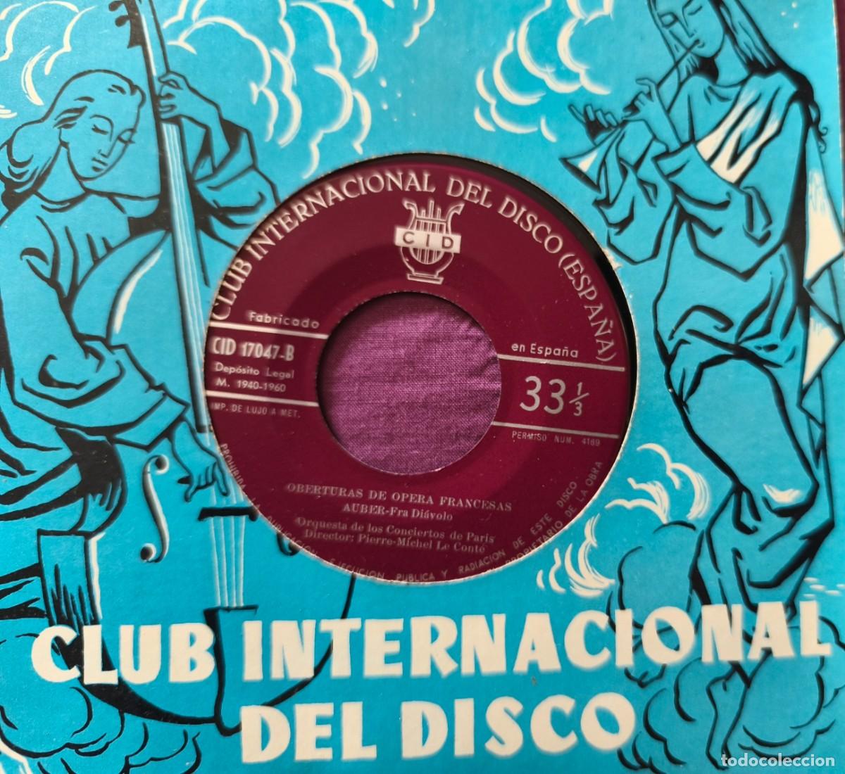 Discos de vinilo: Club Internacional del Disco: Oberturas de &oacute;pera francesas