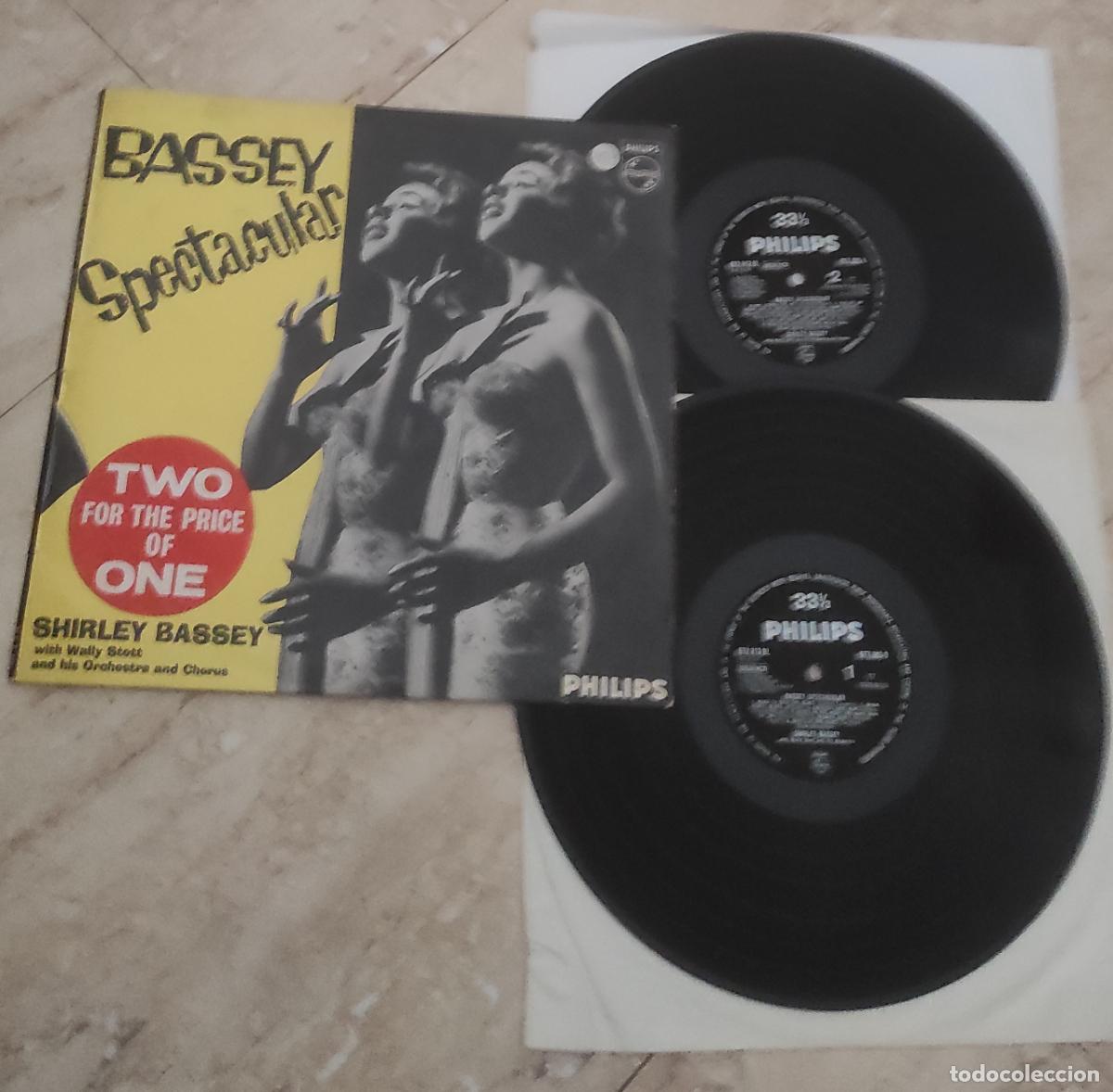 Discos de vinilo: Shirley Bassey With Wally Stott And His Orchestra And Chorus &ndash; Bassey Spectacular-2 LP- 1963- EX