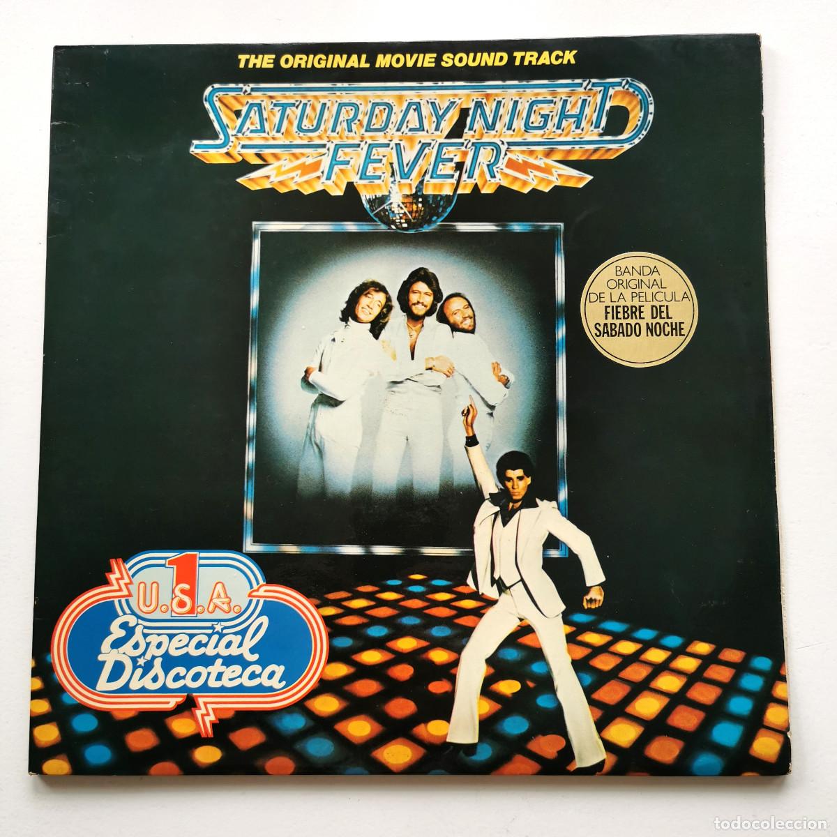 Discos de vinilo: DISCO PERFECTO - Saturday Night Fever &ndash; Fiebre del s&aacute;bado noche &ndash; 2 LP Espa&ntilde;a 1977 + encartes