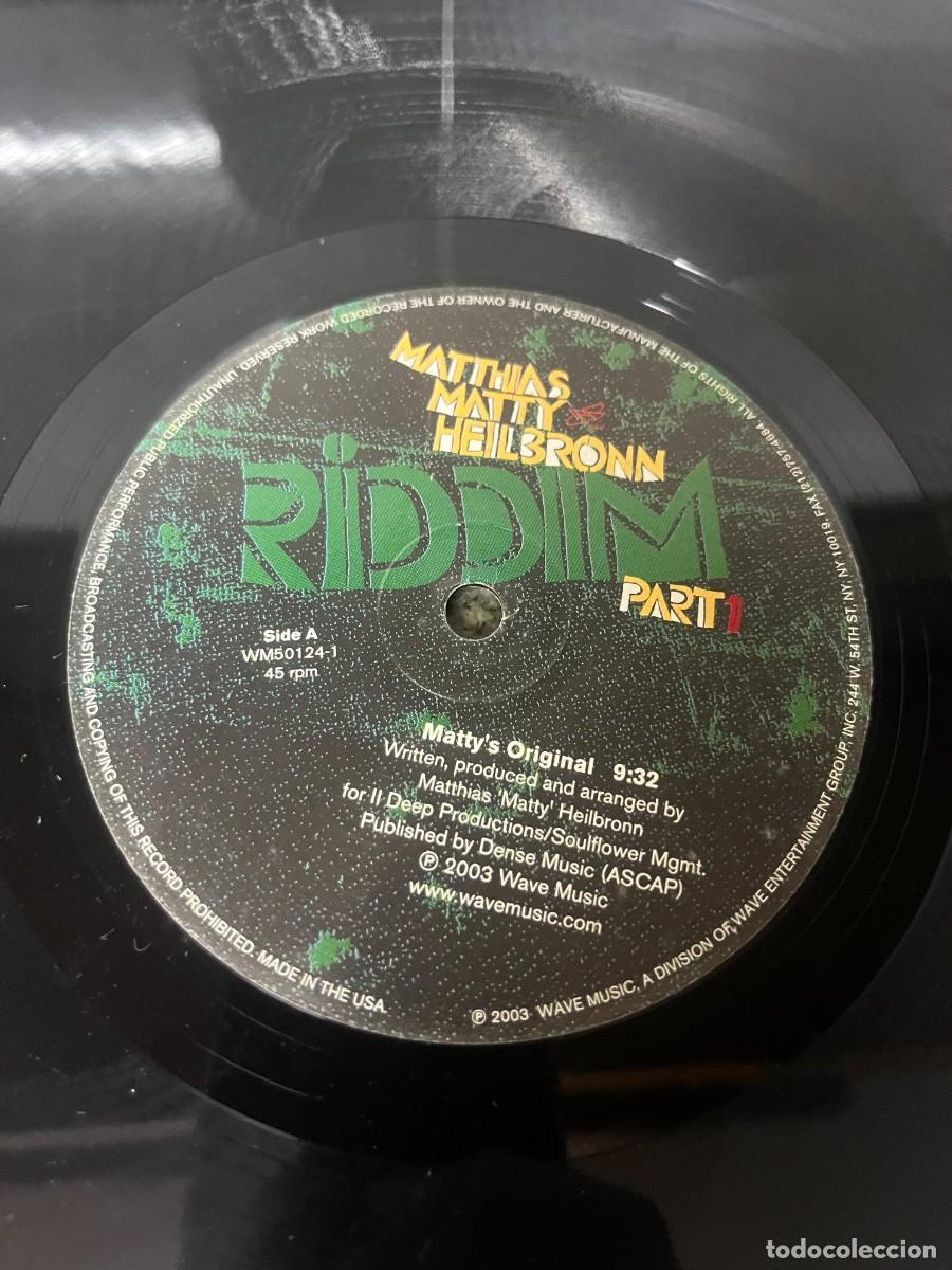 Discos de vinilo: Matthias &rdquo;Matty&rdquo; Heilbronn Riddim Part 1 - Foto 3