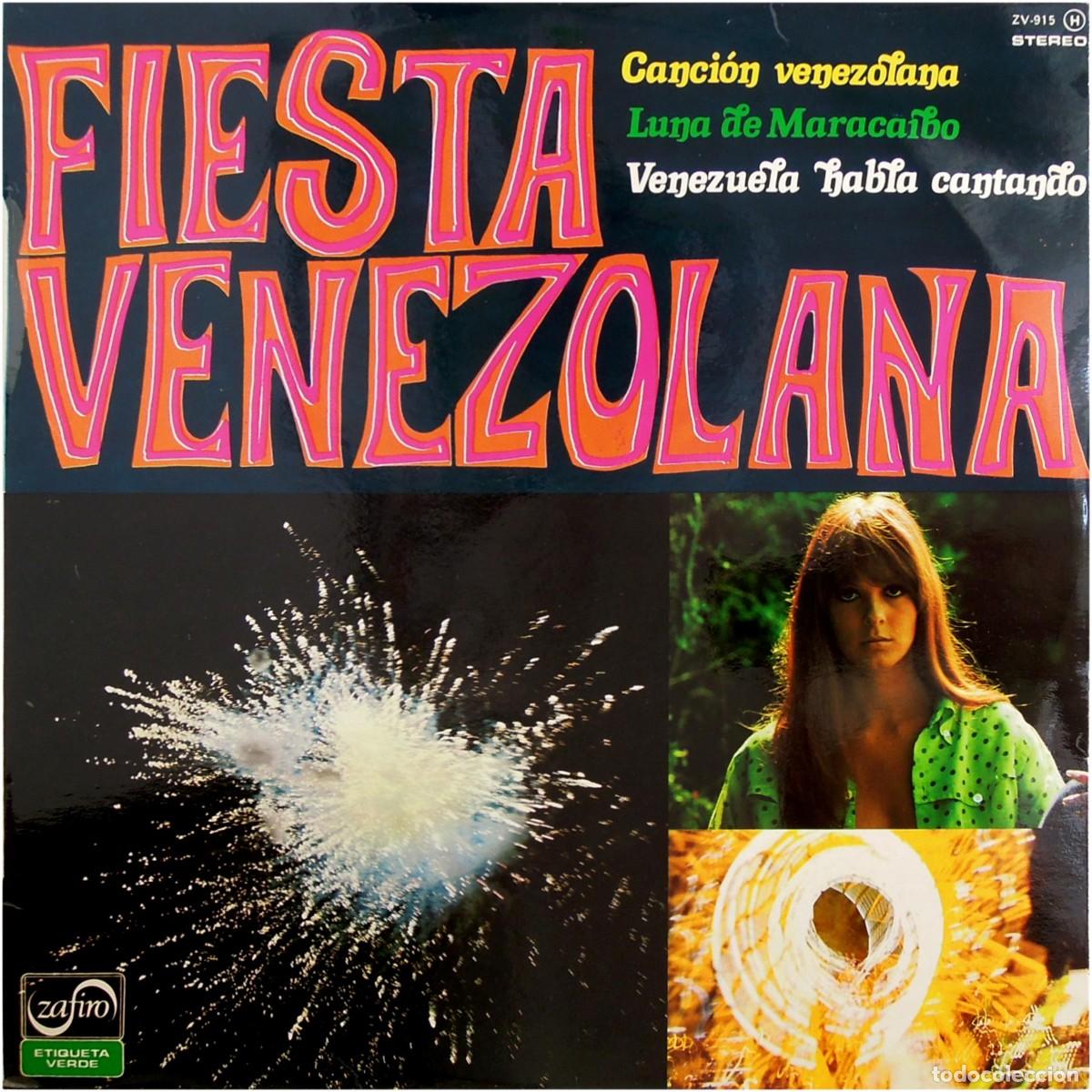 Discos de vinilo: Los Ib&eacute;ricos* &ndash; Fiesta Venezolana - LP Spain 1976 - Zafiro/Etiqueta Verde ZV-915 - NM/EX