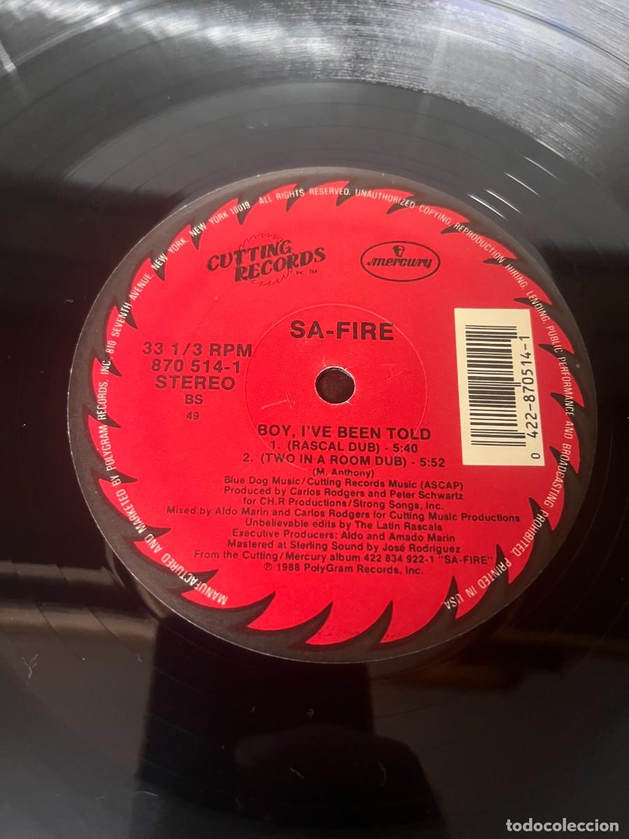 Discos de vinilo: Sa-Fire Boy, Ive Been Told - Foto 4