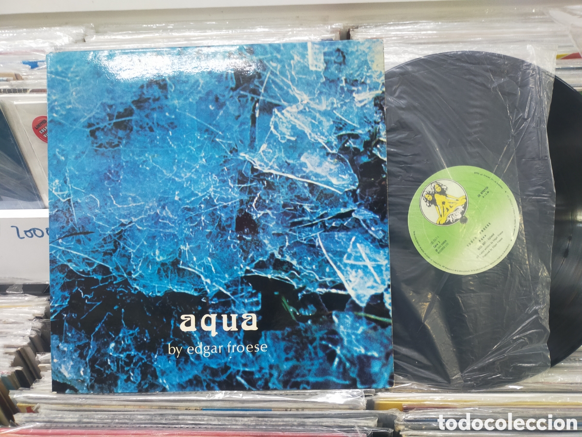 Discos de vinilo: edgar froese lp aqua carpeta doble espa&ntilde;a 1975 escuchado