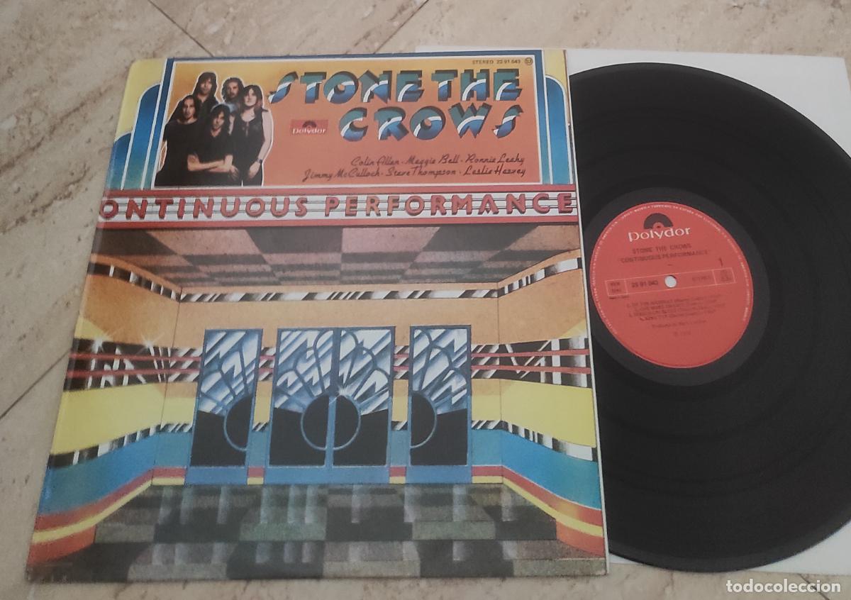 Discos de vinilo: Stone The Crows &lrm;&ndash; Ontinuous Performance- LP- ESPA&Ntilde;A-1988- IMPECABLE ESTADO