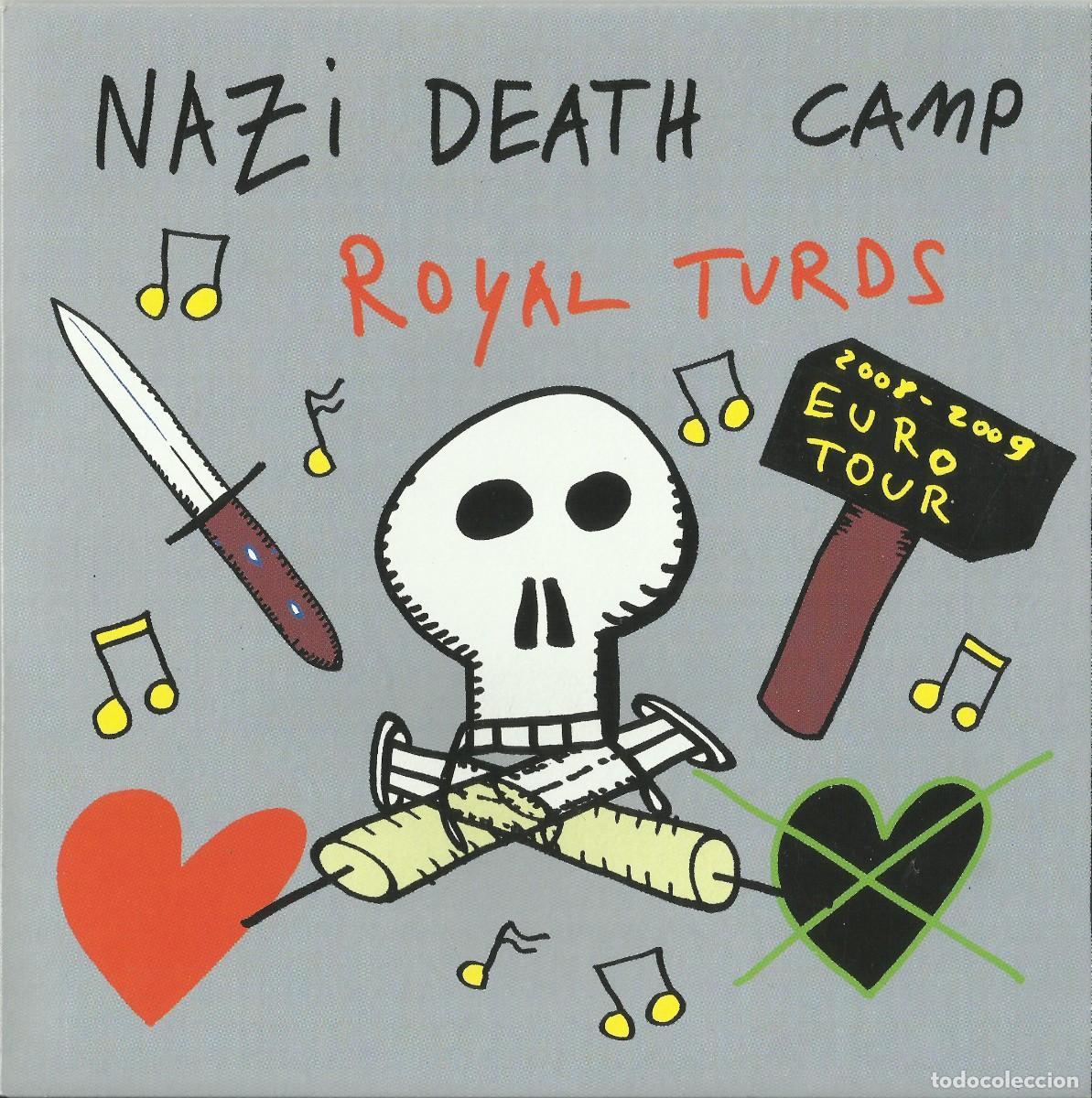 Discos de vinilo: NAZI DEATH CAMP/ROYAL TURDS 2008 single
