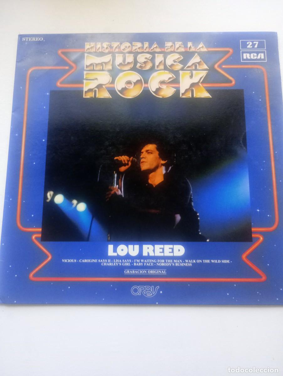 Discos de vinilo: Lou Reed. Lp Recopilatorio. Historia de la m&uacute;sica Rock.