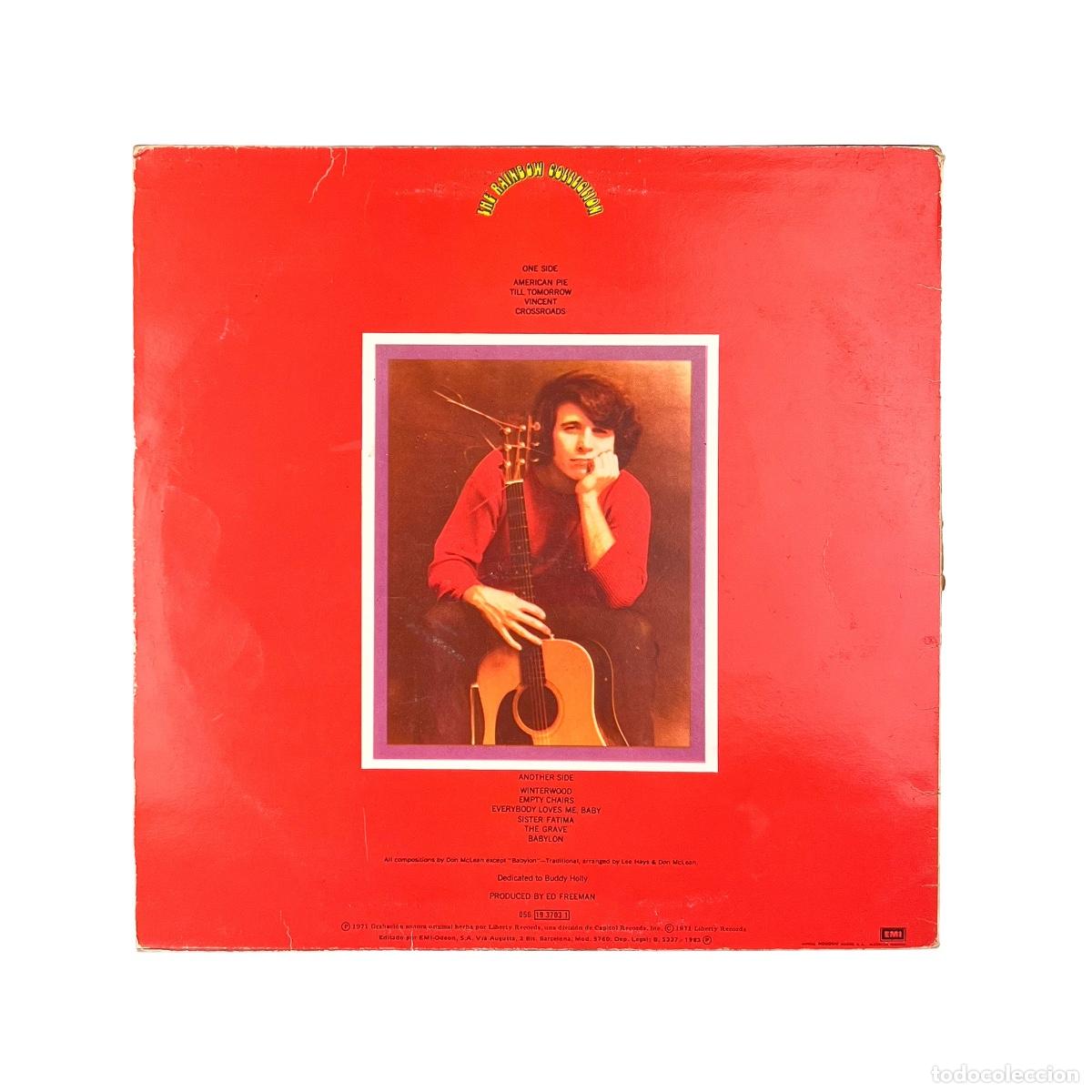 Discos de vinilo: LP. Don McLean. American Pie (VG/VG) - Foto 2