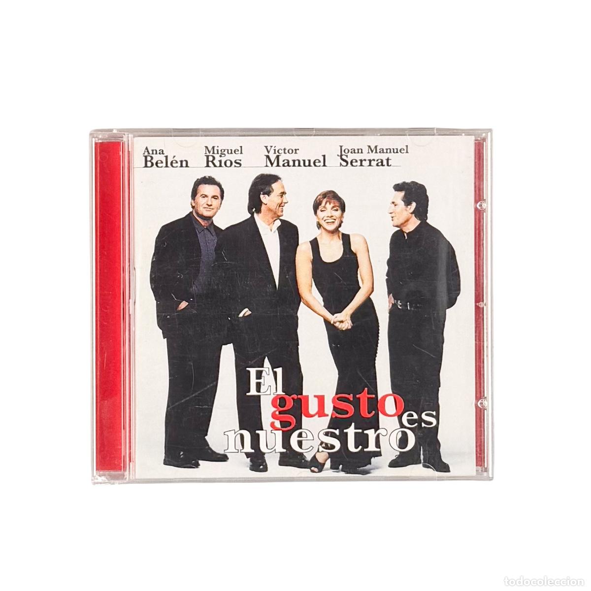 Discos de vinilo: CD. Ana Bel&eacute;n, Miguel R&iacute;os, V&iacute;ctor Manuel, Joan Manuel Serrat. El Gusto Es Nuestro (VG+/VG+)