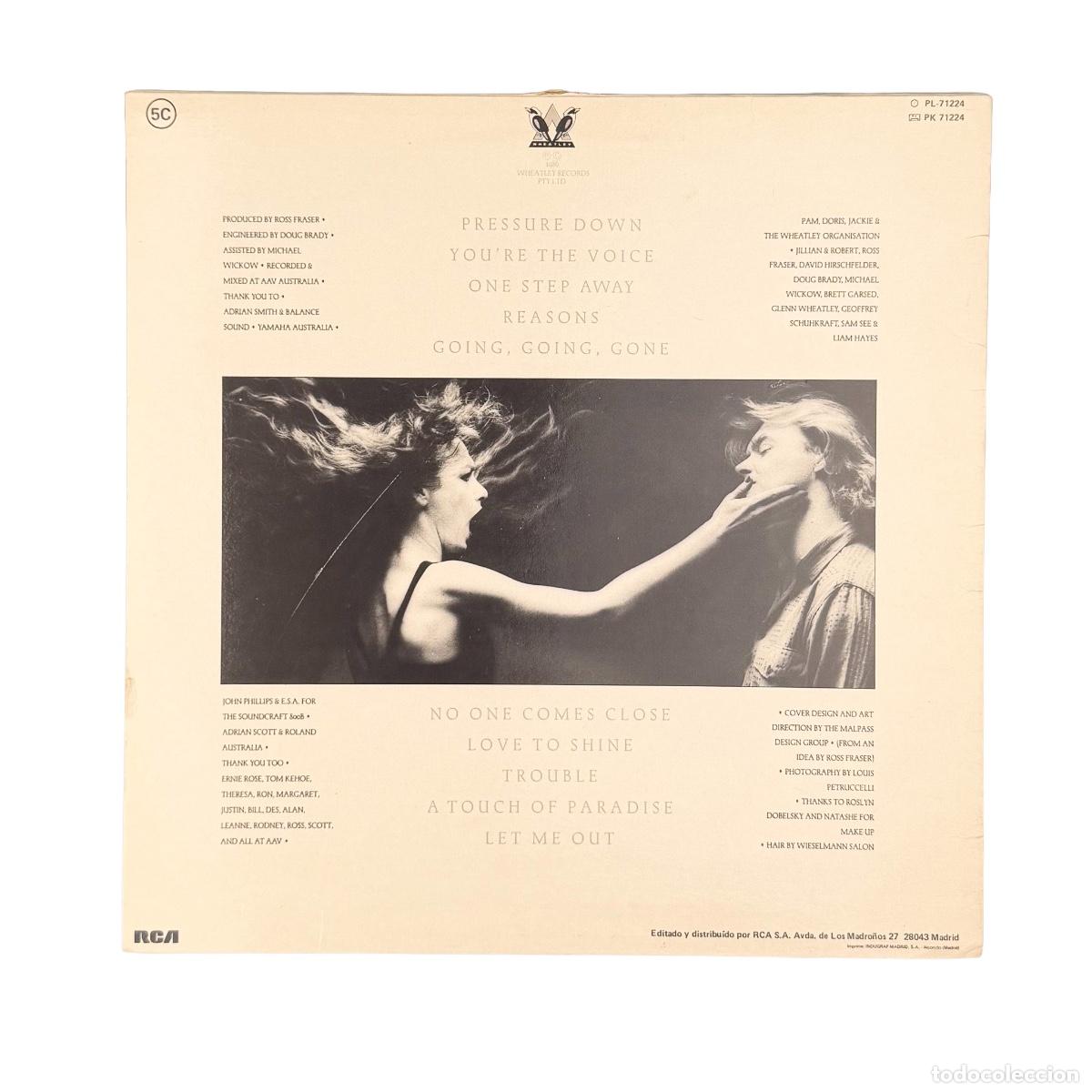 Discos de vinilo: LP. John Farnham. Whispering Jack (G+/VG) - Foto 2