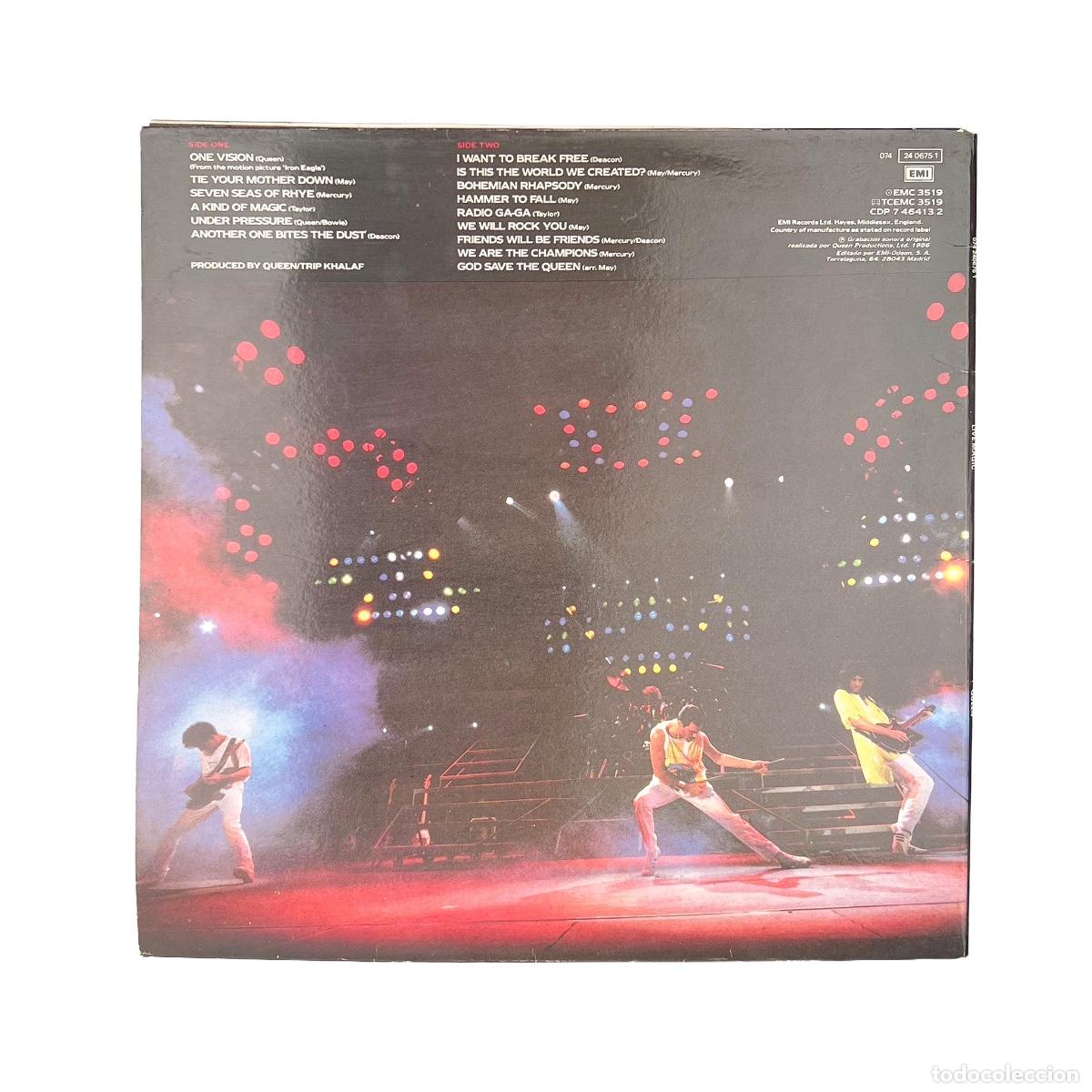 Discos de vinilo: LP. Queen. Live Magic (VG+/VG+) - Foto 2
