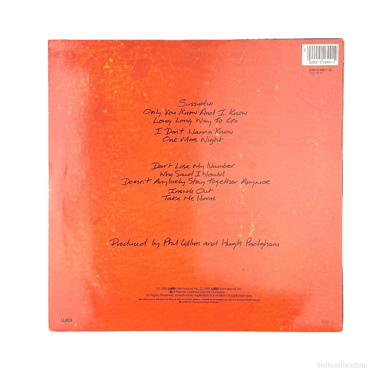 Discos de vinilo: LP. Phil Collins. No Jacket Required (VG+/VG+) - Foto 2