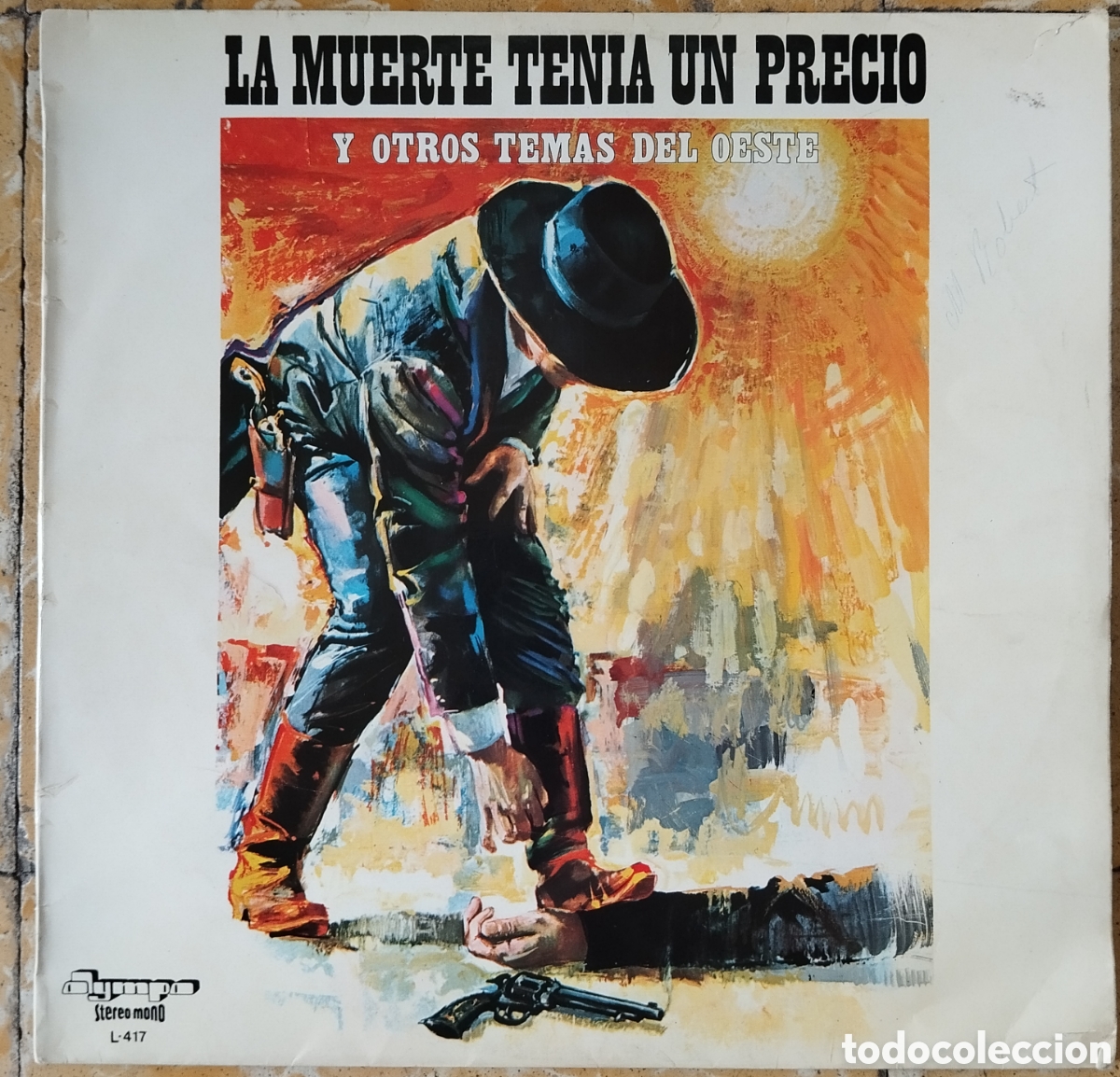 Discos de vinilo: Dimitri Papadopoulos - La muerte ten&iacute;a un precio - LP