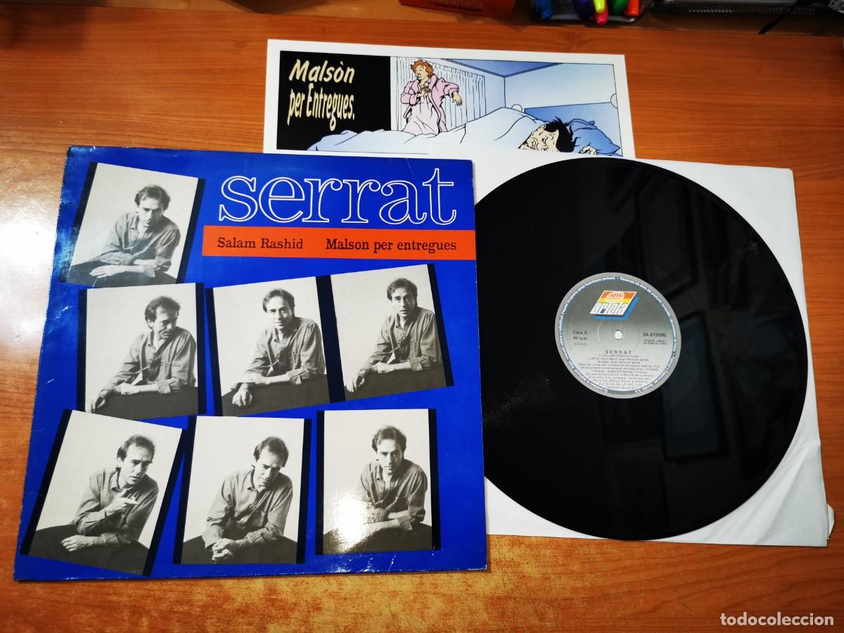 Discos de vinilo: JOAN MANUEL SERRAT Salam Rasghid / Malson per entregues MAXI SINGLE VINILO PROMO ENCARTE COMIC