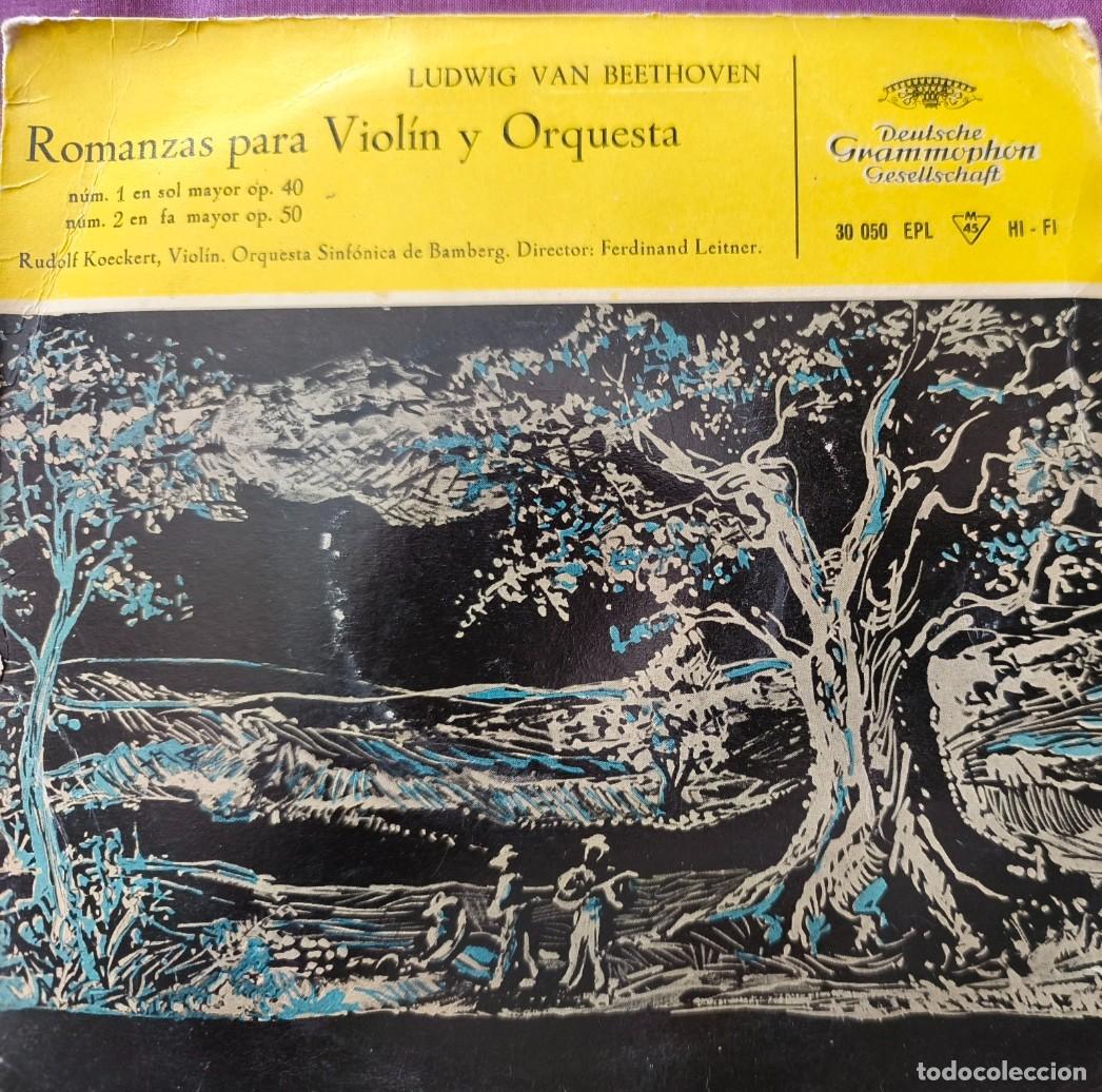 Discos de vinilo: Beethoven: Romanzas para Viol&iacute;n y Orquesta - Foto 1