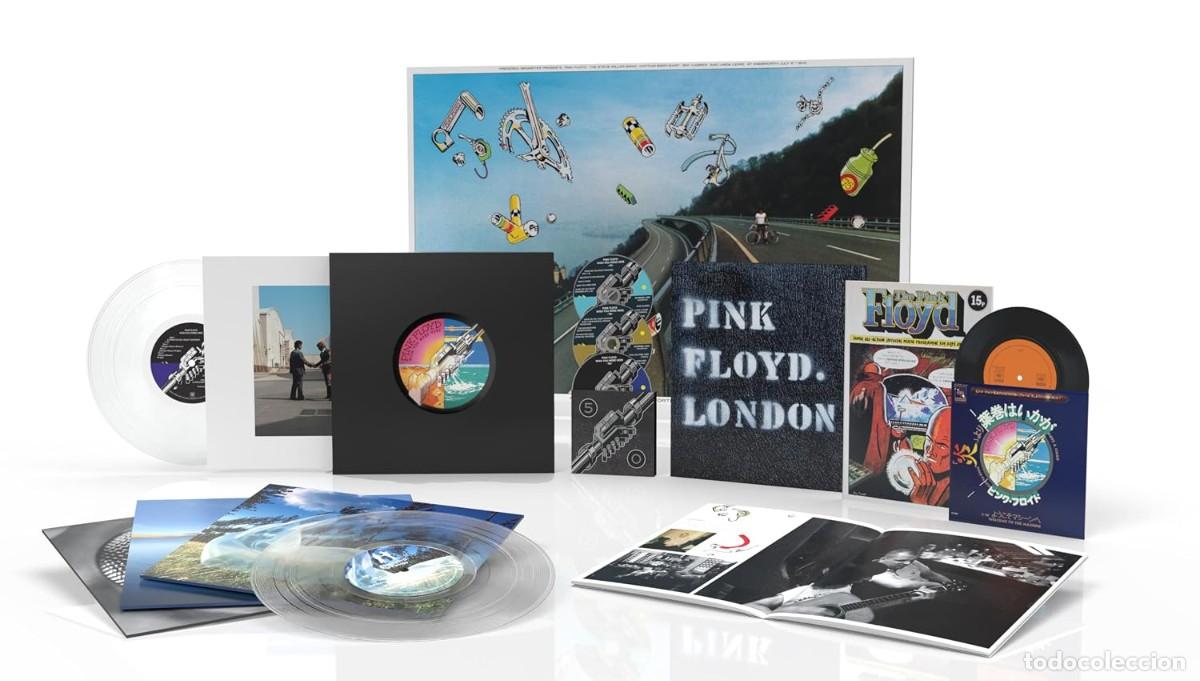 Discos de vinilo: Wish You Were Here - 50th Anniversary - Box Deluxe Blu-Ray + 2 CD + 4 LP NUEVO PRECINTADO