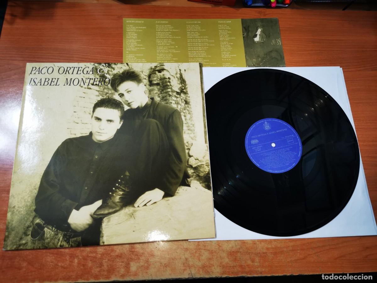 Discos de vinilo: PACO ORTEGA & ISABEL MONTERO LP VINILO DEL A&Ntilde;O 1988 CON ENCARTE CONTIENE 10 TEMAS