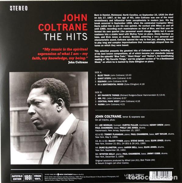 Discos de vinilo: John Coltrane &ndash; The Hits LP - Foto 2