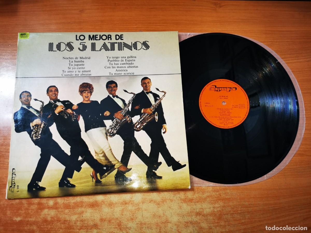 Discos de vinilo: LO MEJOR DE LOS 5 LATINOS LP VINILO DEL A&Ntilde;O 1975 ESPA&Ntilde;A CONTIENE 12 TEMAS