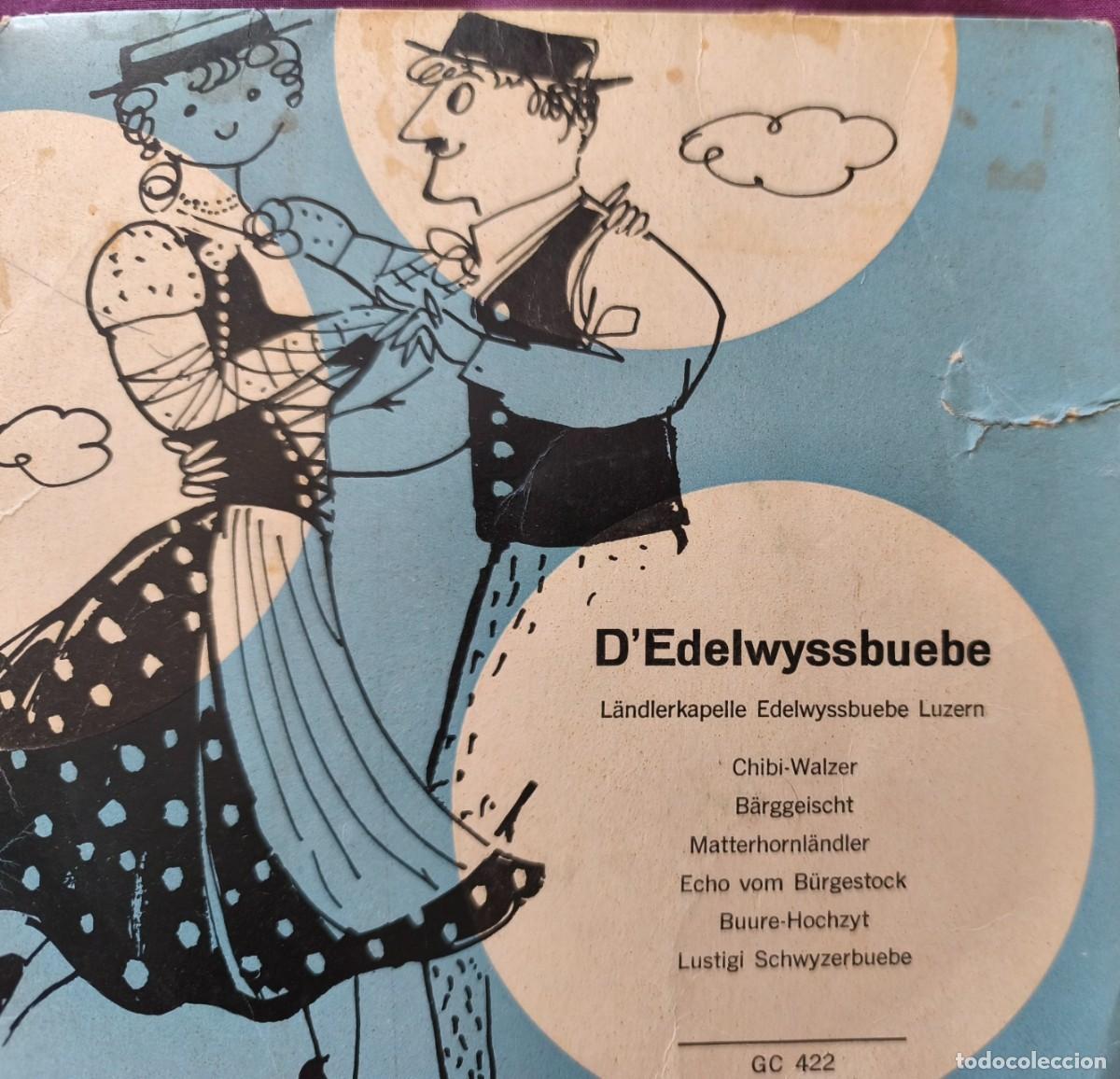 Discos de vinilo: D'Edelwyssbuebe (M&uacute;sica folcl&oacute;rica tradicional suiza)