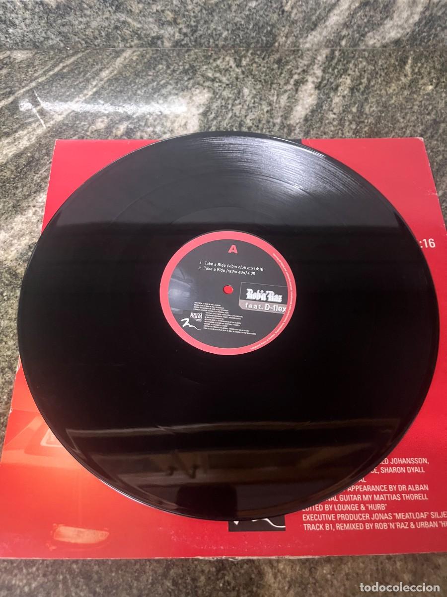 Discos de vinilo: Rob N Raz feat D-Flex Take A Ride - Foto 3