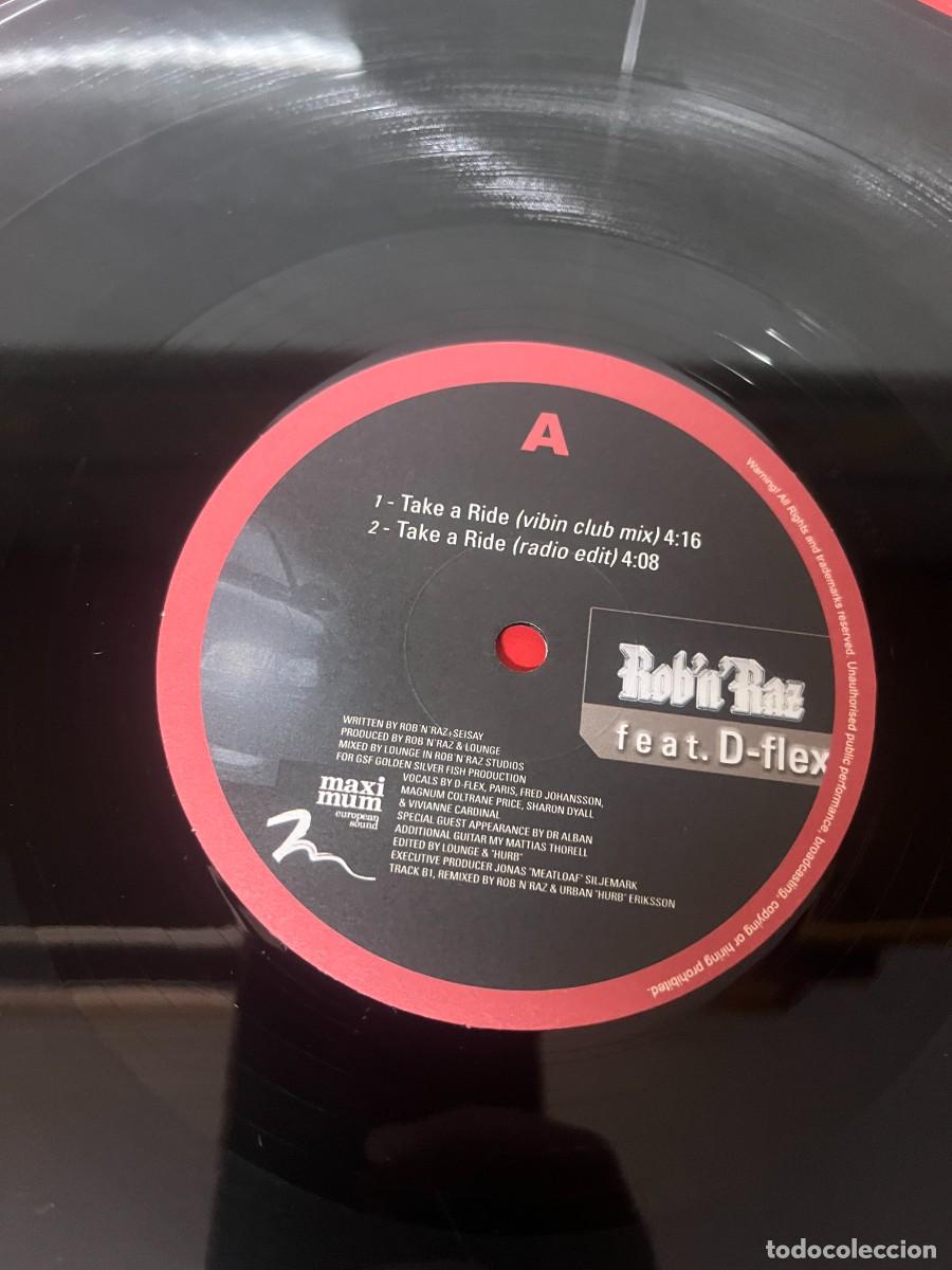 Discos de vinilo: Rob N Raz feat D-Flex Take A Ride - Foto 4