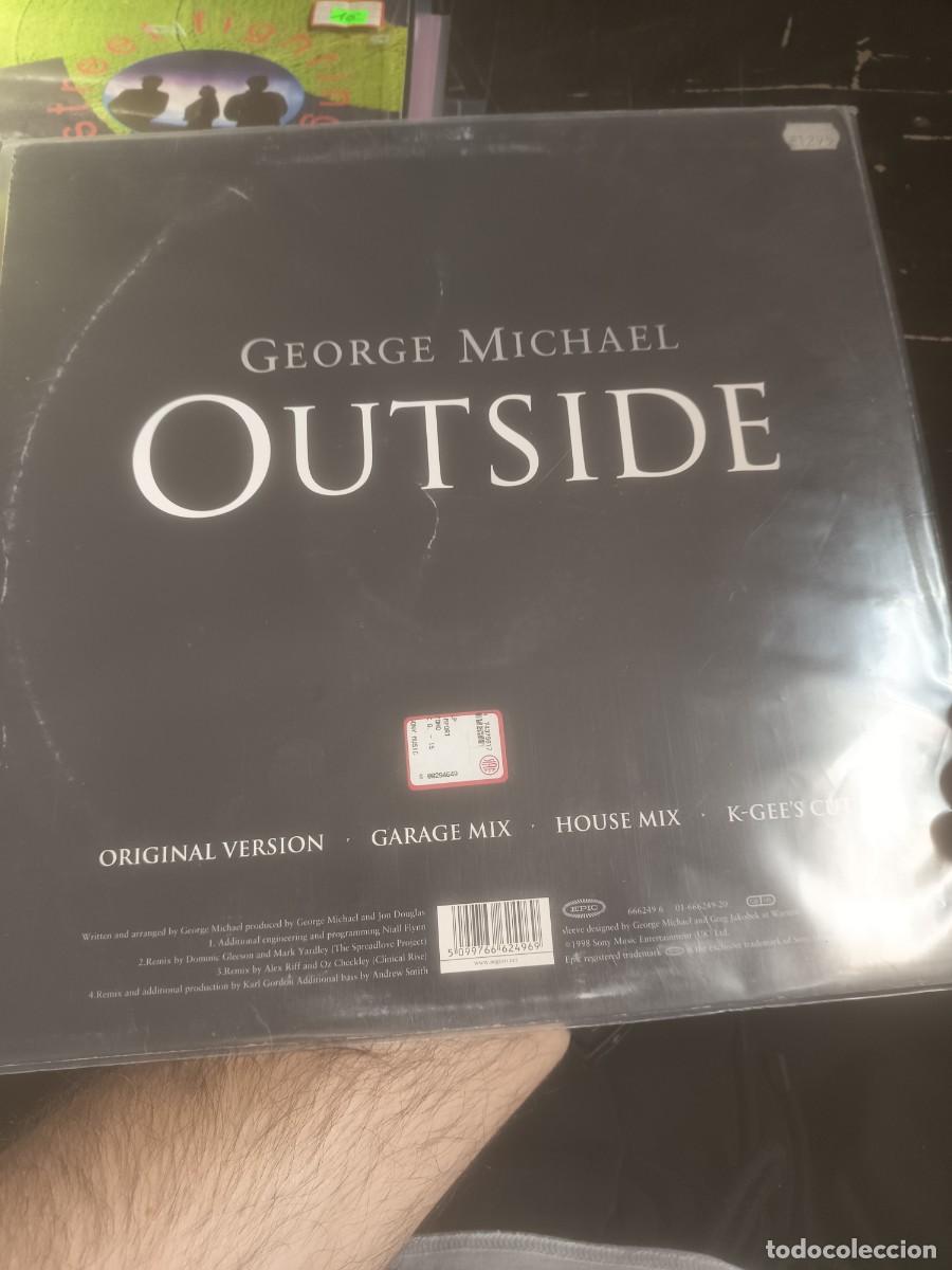Discos de vinilo: DISCO MAXI OUTSIDE,( GEORGE MICHAEL) - Foto 2