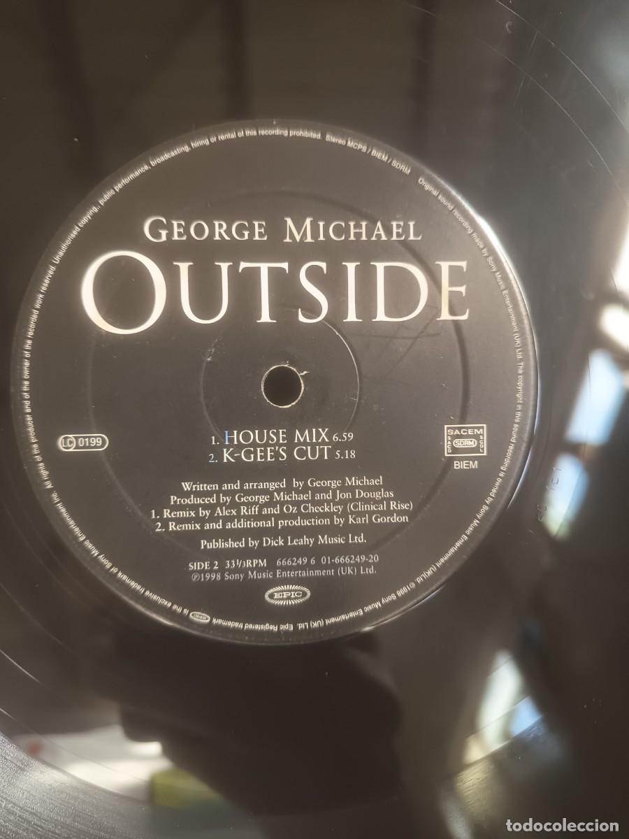 Discos de vinilo: DISCO MAXI OUTSIDE,( GEORGE MICHAEL) - Foto 3