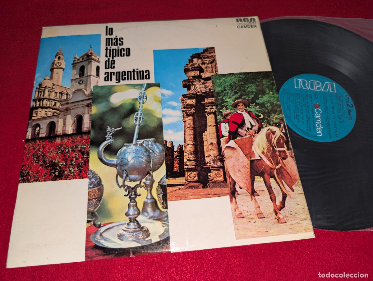 Discos de vinilo: LO MAS TIPICO DE ARGENTINA LP 1973 spain YUPANQUI+GARDEL+ABALOS+CARRIL+TROILO+MAGALDI++