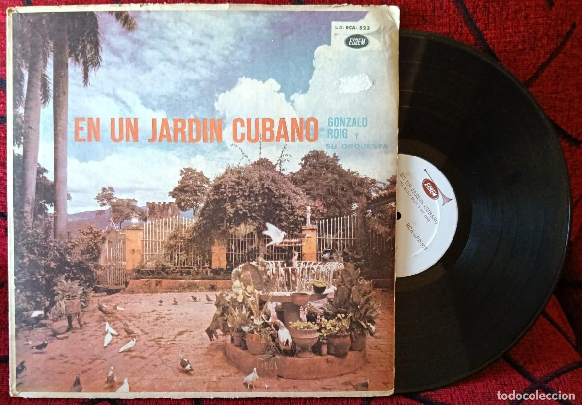 Discos de vinilo: GONZALO ROIG Y SU ORQUESTA ** En Un Jard&iacute;n Cubano ** LP VINILO