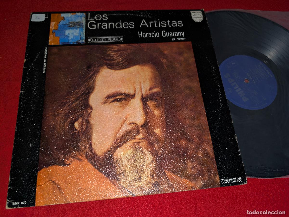Discos de vinilo: HORACIO GUARANY El toro. Los grandes artistas LP 1972 Philips MEXICO