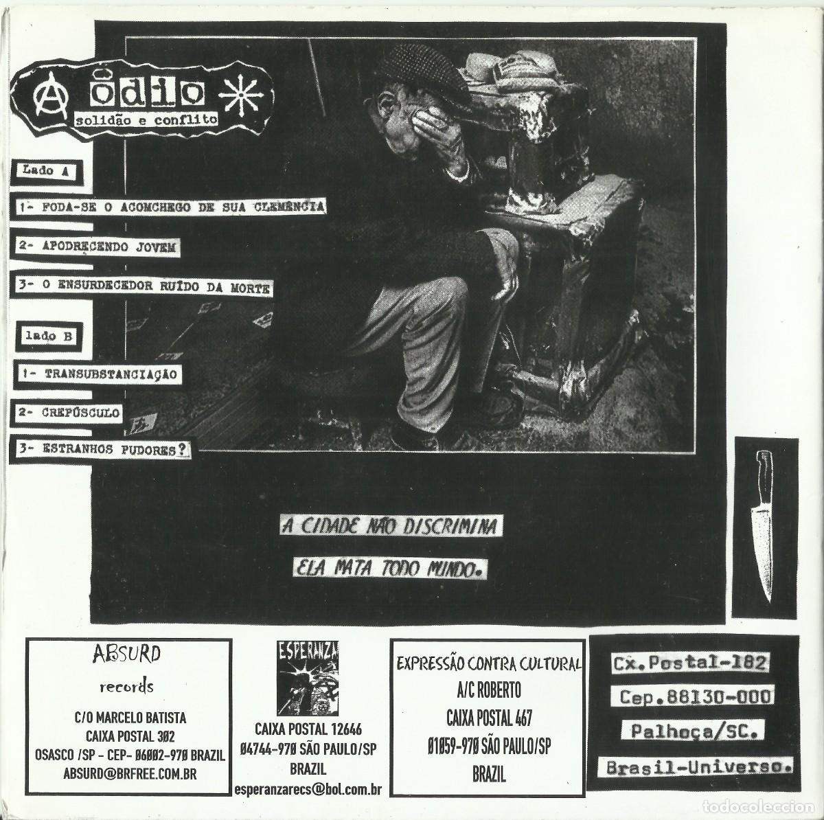 Discos de vinilo: ODIO 2002 single Brasil - Foto 2