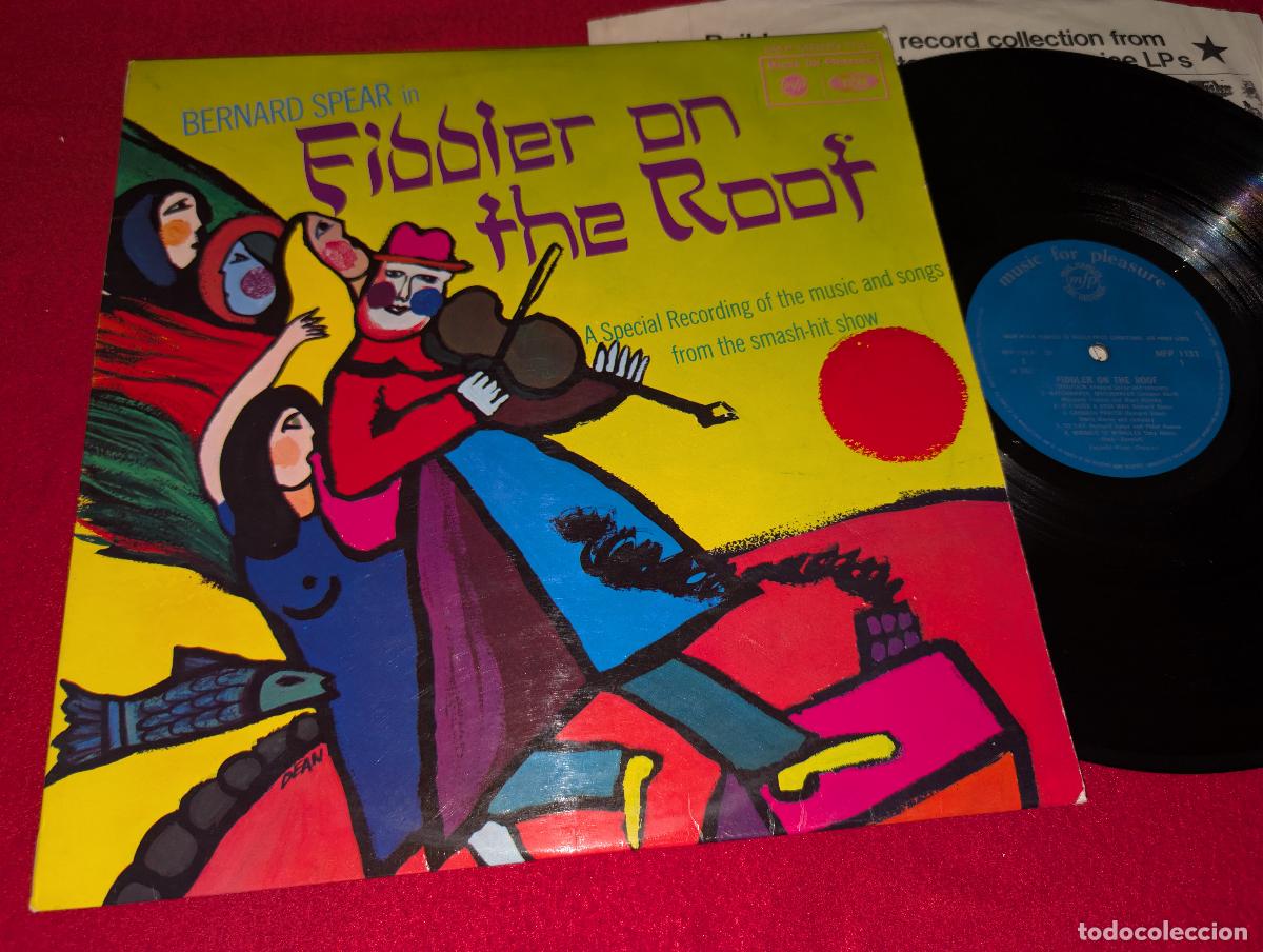 Discos de vinilo: BERNARD SPEAR Fiddler on the roof LP Music flor Pleasure 1967 UK ENGLAND