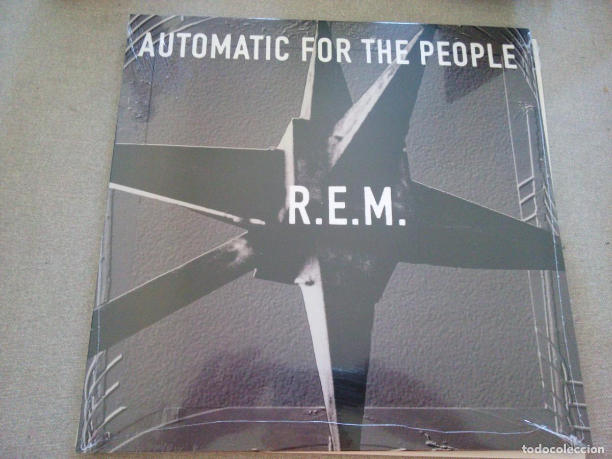 Discos de vinilo: R.E.M. AUTOMATIC FOR THE PEOPLE LP CON INSERTO &iexcl;&iexcl;PRECINTADO&iexcl;&iexcl; - Foto 1