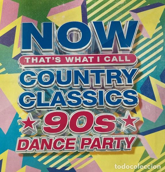 Discos de vinilo: Various &lrm;&ndash; Now That's What I Call Country Classics 90s Dance Party. 2 XLP COLOREADOS. 2023. PRECINTA