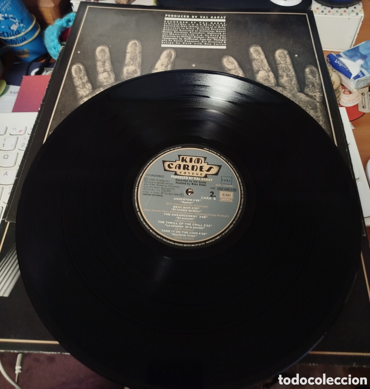 Discos de vinilo: Kim Carnes - Voyeur. . - Foto 2
