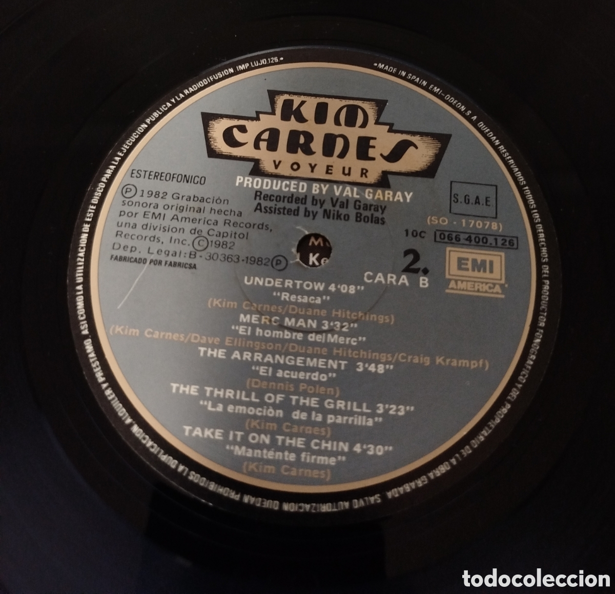Discos de vinilo: Kim Carnes - Voyeur. . - Foto 3