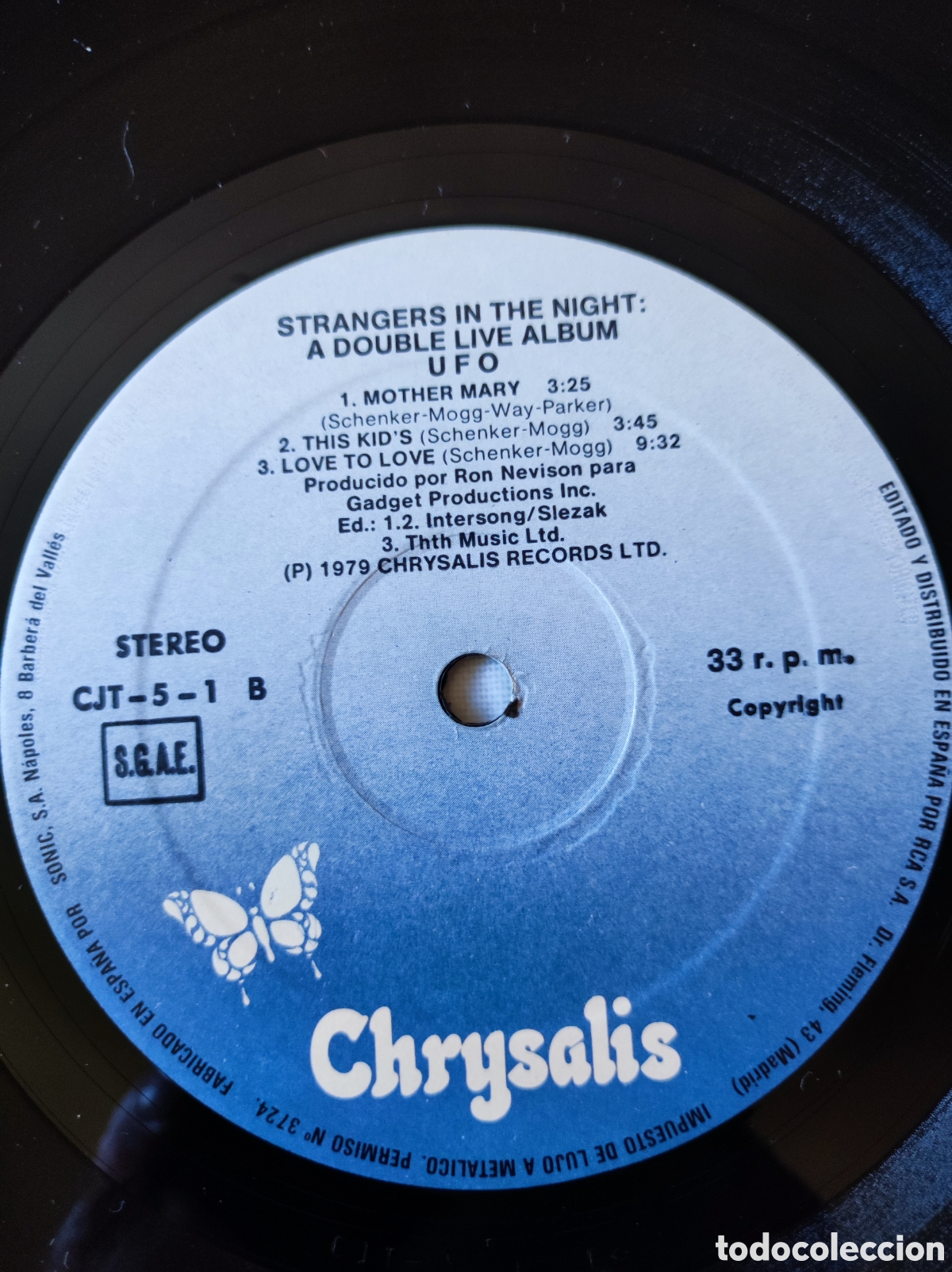 Discos de vinilo: UFO - STRANGERS IN THE NIGHT - Foto 6