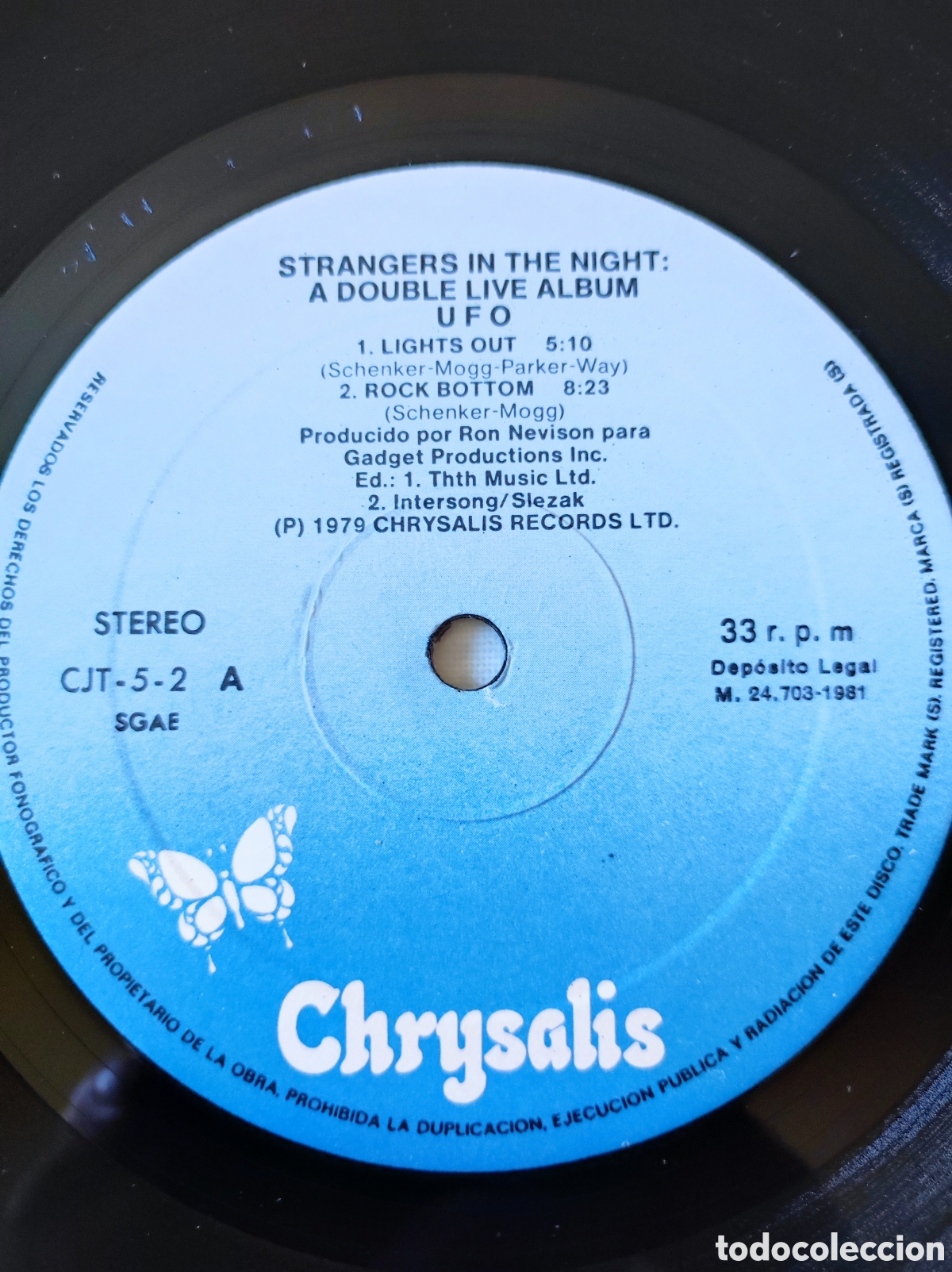 Discos de vinilo: UFO - STRANGERS IN THE NIGHT - Foto 7