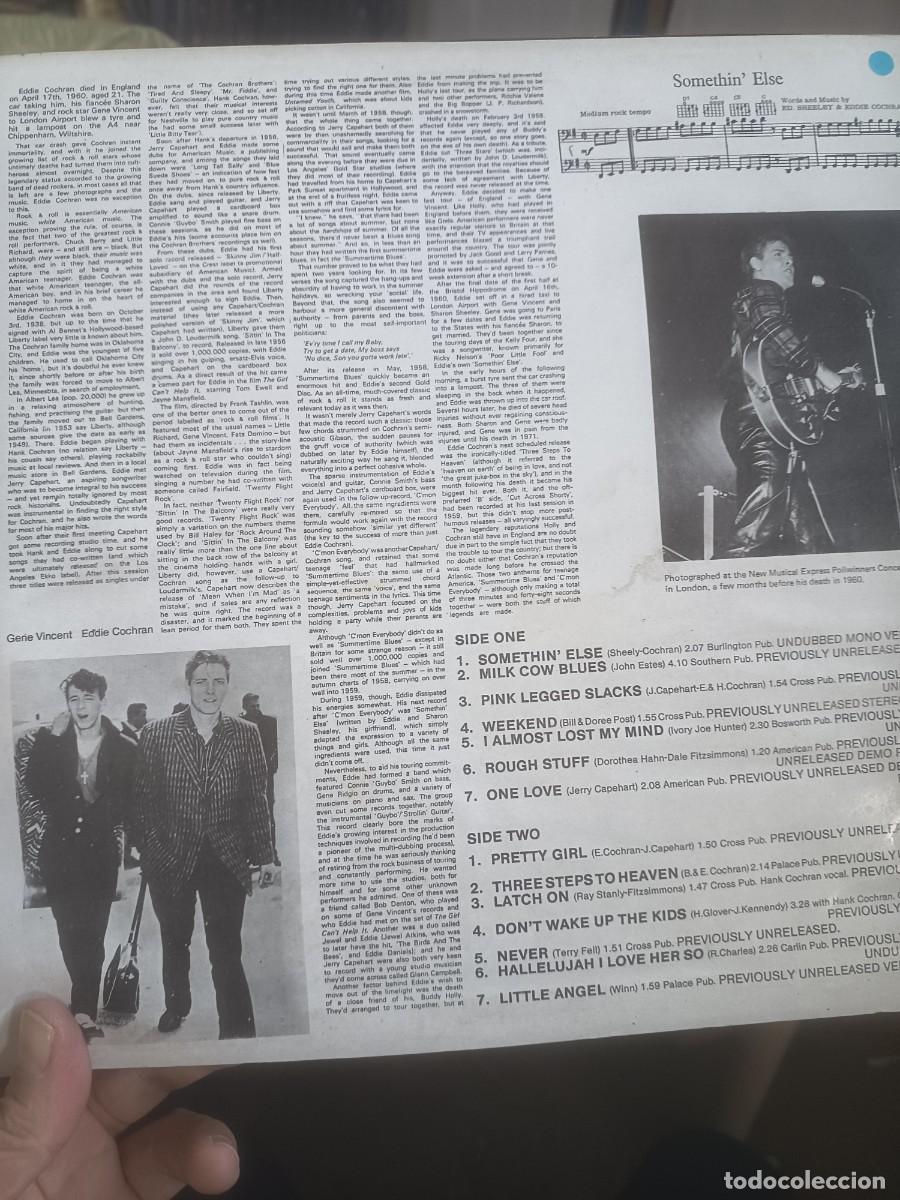 Discos de vinilo: DISCO LP EDDIE COCHRAN - Foto 2
