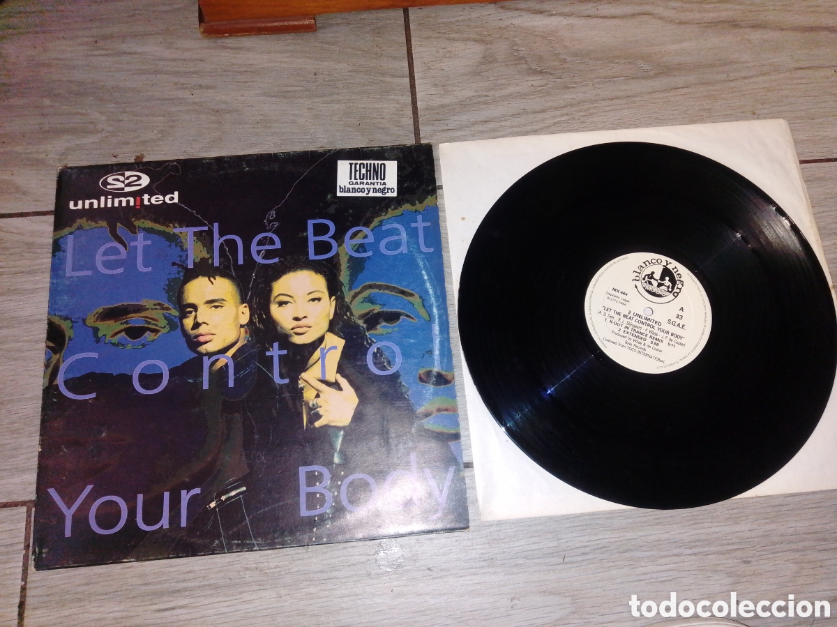 Discos de vinilo: 2 UNLIMITED - LET THE BEAT CONTROL - MAXI - SPAIN - BLANCO Y NEGRO - LV -