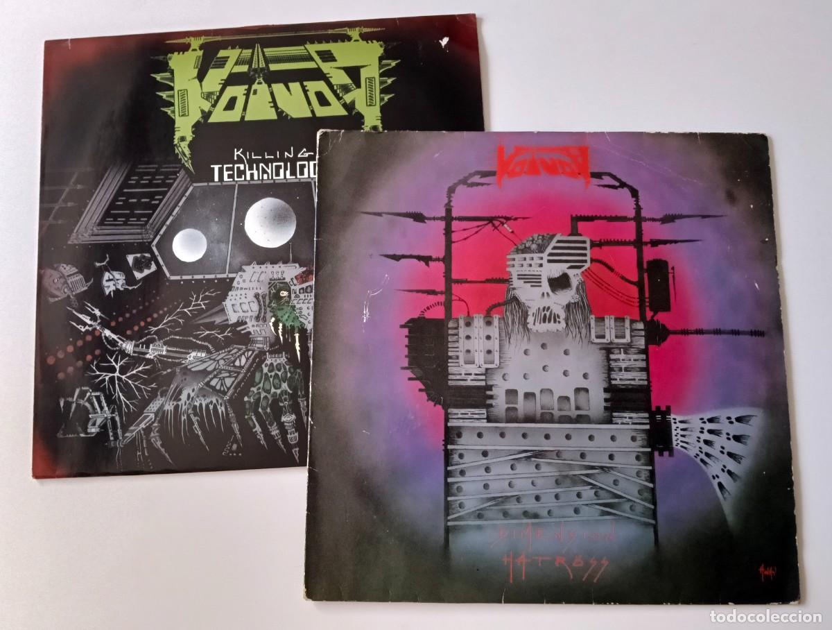 Discos de vinilo: LOTE 2 LPS DE VOIVOD : DIMENSION HATROSS + KILLING TECHNOLOGY - Foto 2