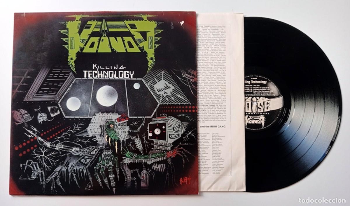Discos de vinilo: LOTE 2 LPS DE VOIVOD : DIMENSION HATROSS + KILLING TECHNOLOGY - Foto 4