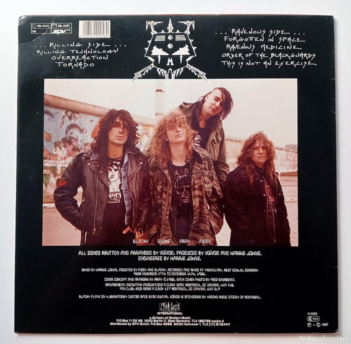 Discos de vinilo: LOTE 2 LPS DE VOIVOD : DIMENSION HATROSS + KILLING TECHNOLOGY - Foto 6