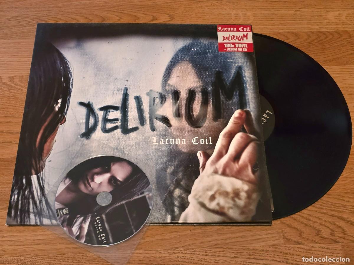 Discos de vinilo: LACUNA COIL Lp/Cd Delirium *NUEVO Y FIRMADO* 24 Noviembre 2016, Barcelona-Nightwish-Epica