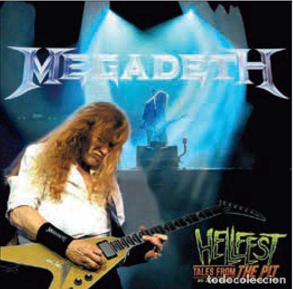 Discos de vinilo: Megadeth &rdquo;Hellfest&rdquo; 2-LP vinilo azul turquesa Clissov, France, 2026 soundboard