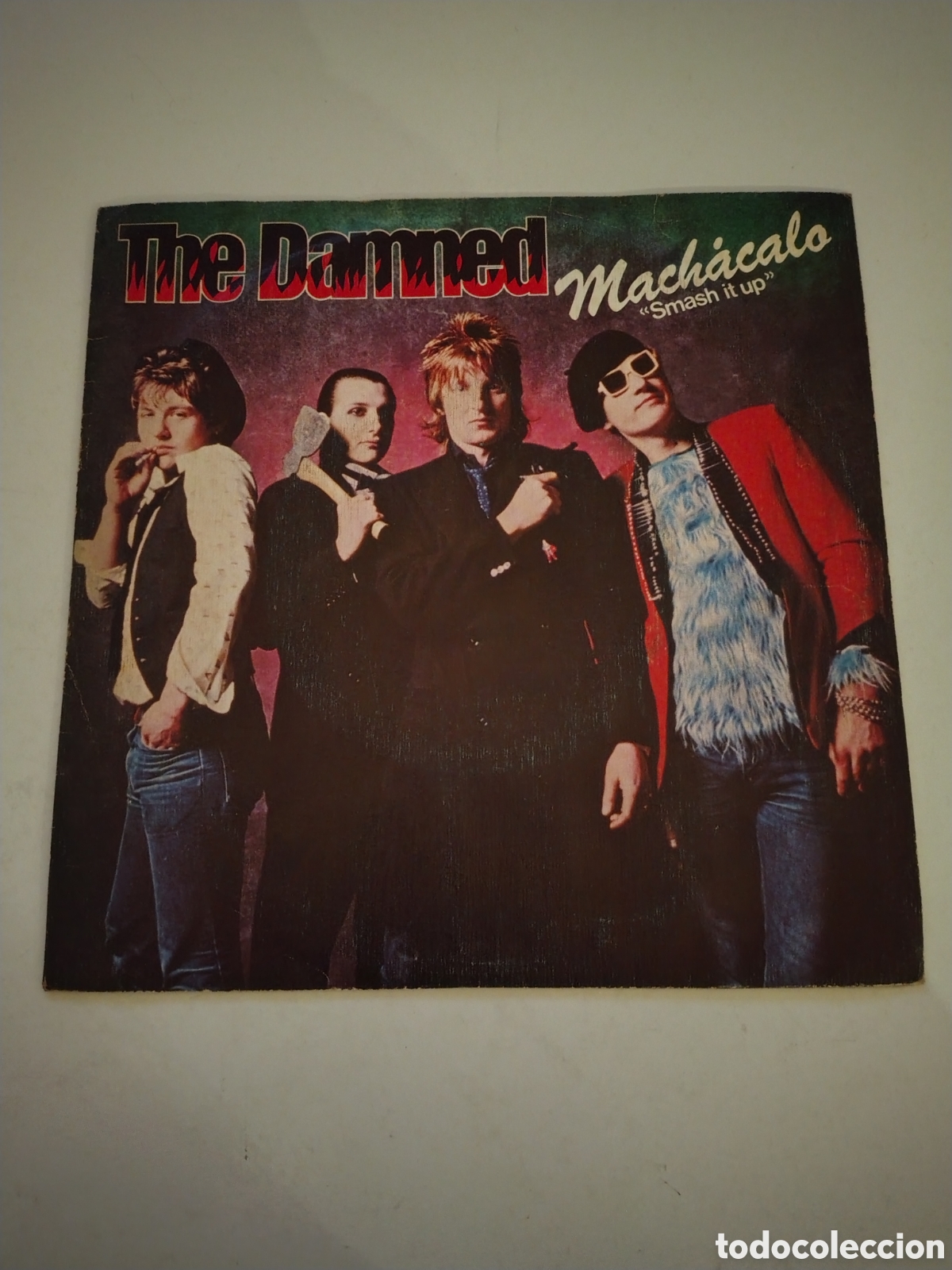 Discos de vinilo: THE DAMNED Machacalo Smash It Up / Burglar ( 1979 CHISWICK ESPA&Ntilde;A )